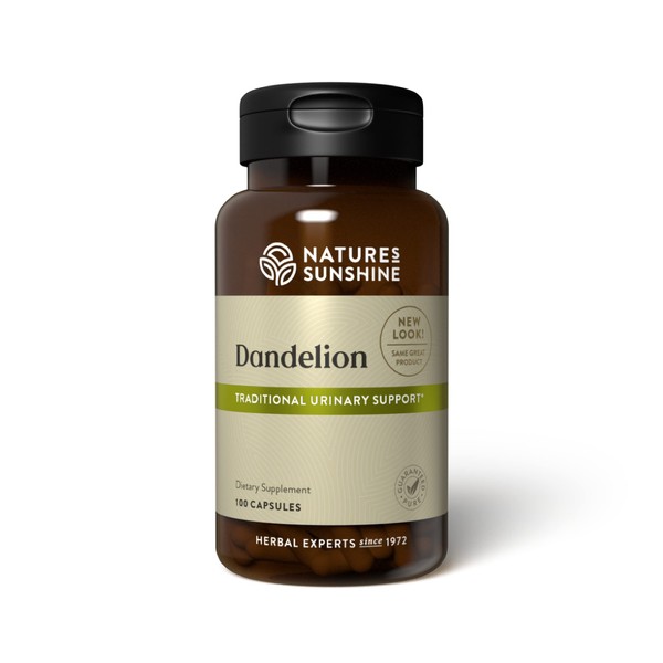 Nature's Sunshine Dandelion, 100 Capsules, Powerful Herb Supports Digestion, Nourishes The Liver, and Provides Urinary System Support
