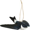 Wildlife Garden Ornamental Bird Wooden Bird Meal Schwalbe – Hand