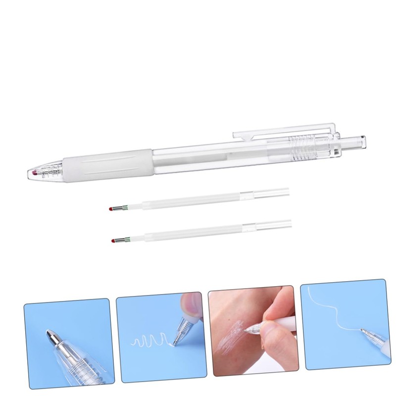 IWOWHERO Professional Eyebrow Pencil Mapping Pen Tip for White Hair