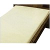 Wellfan Tricot Pile Flat Waterproof Sheet Cream