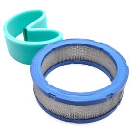 vhbw Filter Set Replacement for John Deere LG272490, LG272490S, M76076 for Lawnmower Engine - 2 x Replacement Filters (Air Filter, Pre-Filter)