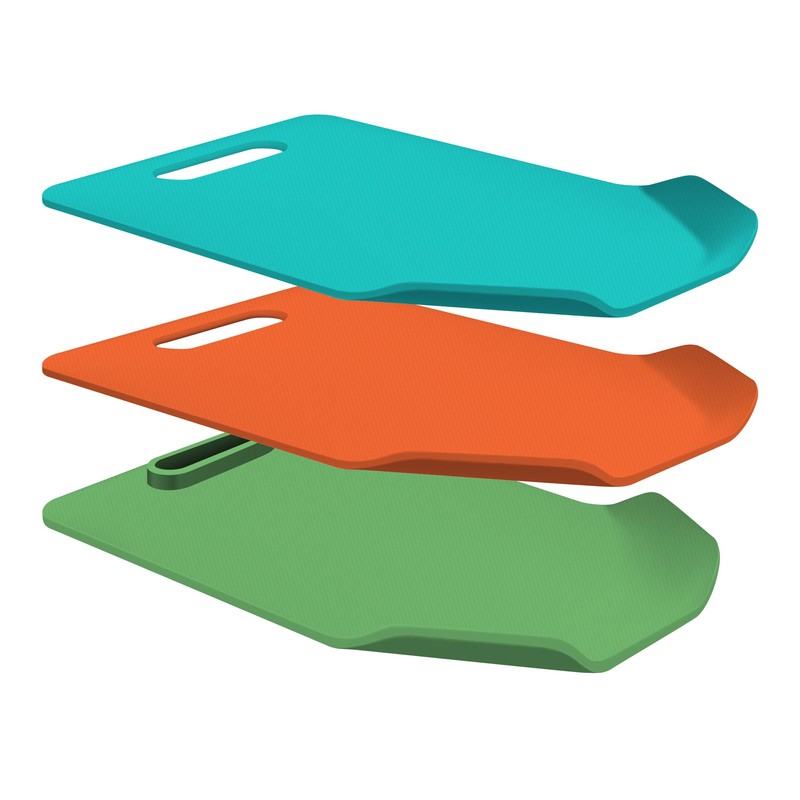 IMUSA Cutting Board Set – 3-Pack Plastic Cutting Boards for