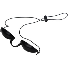 Yaozher Cama de Bronceado ible Gafas Oras Gafas portátiles Gafas Negras Máscara para Ojos