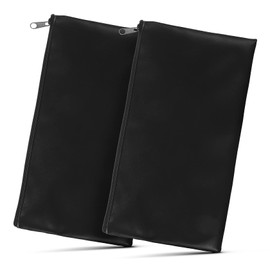 EXCEART 2 Pcs Storage Bag Money Bag Purse Money Pouch for Cash Zipper Money Pouch Money Organizer Bag Money Holder Bag Money Bag Leather Money Bag for Cash