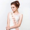 Rose Gold 30th Birthday Sash, Tiara, and Sash Set for