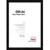 DEHA Fontana Wooden Picture Frame, 21 x 29.7 cm, Black