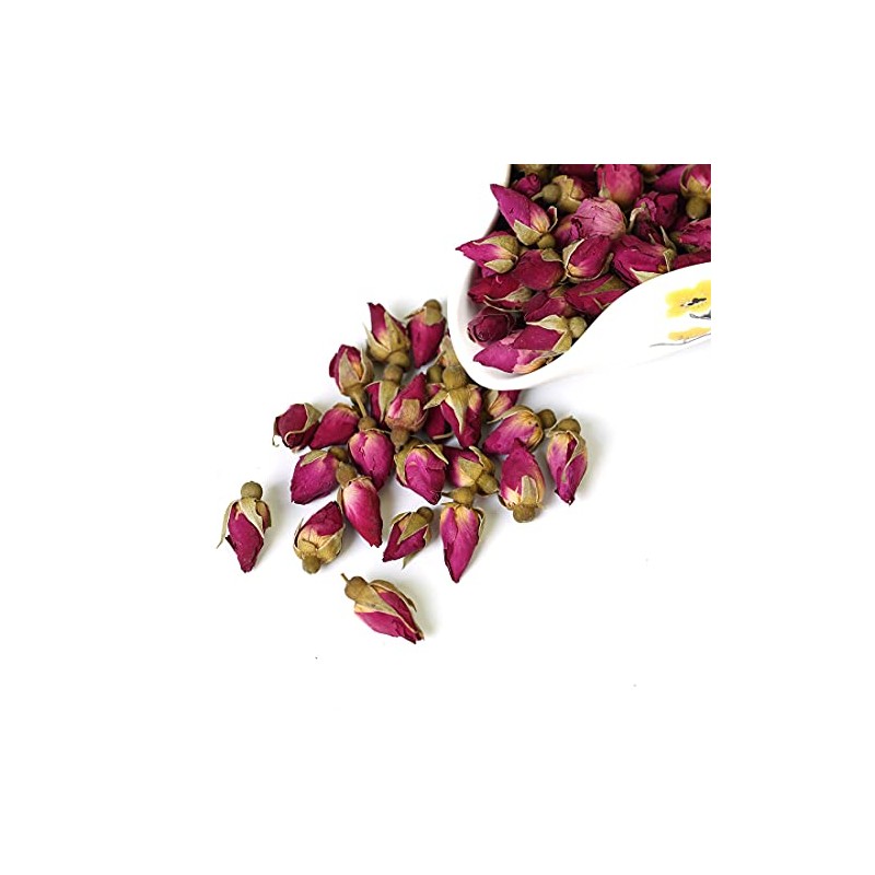 GOARTEA 150g / 5.29oz Natural Red Rose Bud Dried Edible