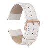 sourcing map Leather Watch Band 16mm Embossed Pattern Cowhide Watch