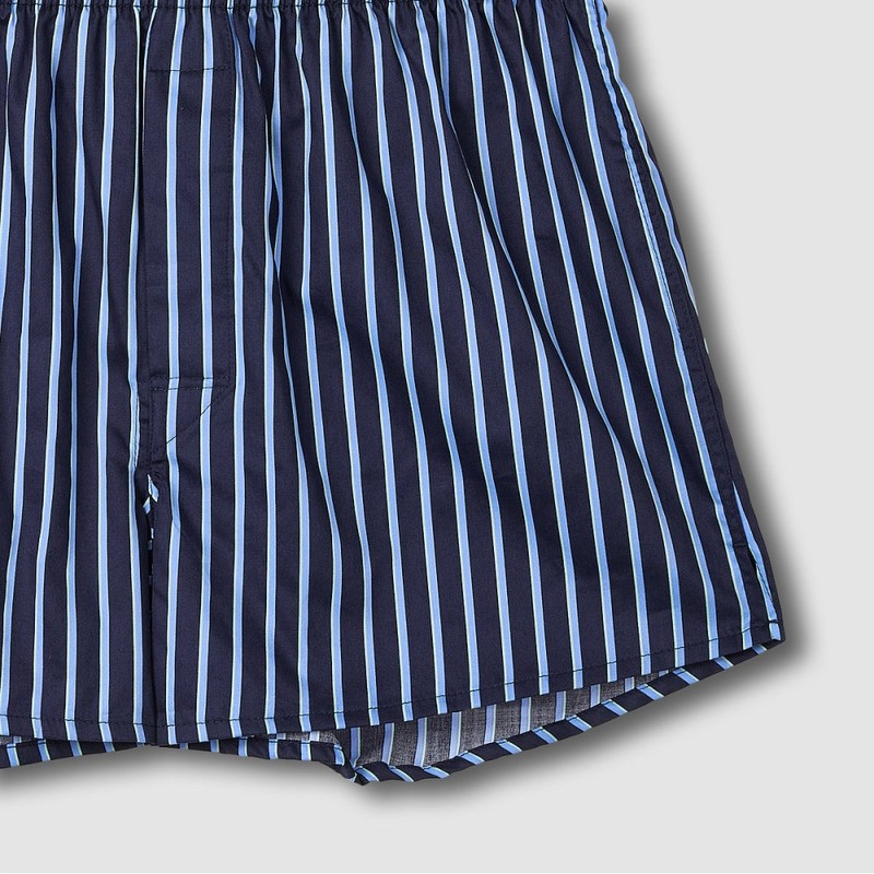 JAJU [JAJU] Men's 80s Cotton Trunk Underwear_Dark Navy