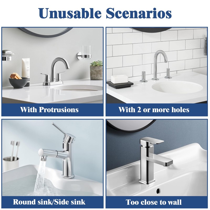 Kitchen Sink Splash Guard Silicone for Sink Multipurpose for Bathrooms