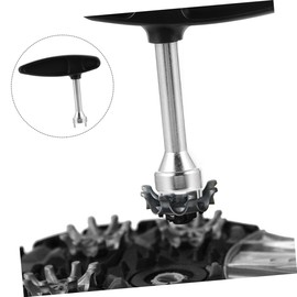 BESPORTBLE Golf Spike Wrench Tool 2-Piece Set T-Shaped Spike Remover for Men and Women Practical Golfing Supplies