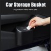 Tulsondai - Bote de basura para coche con tapa, impermeable,