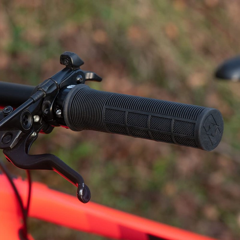 Oxford HG805B Driver Lock-on MTB Grips Black. Lock On Bicycle