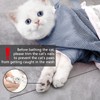 KlerRoem Cat Bathing Bag, Adjustable Anti-bite and Anti-Scratch Shower Mesh