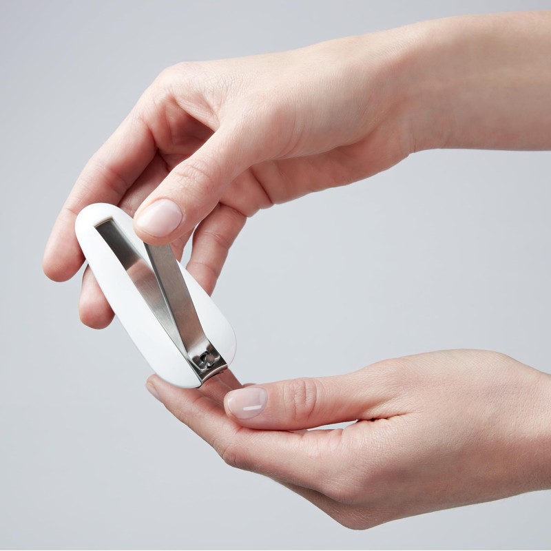 ZWILLING 85mm Premium White Stainless Steel Nail Clippers with Collection