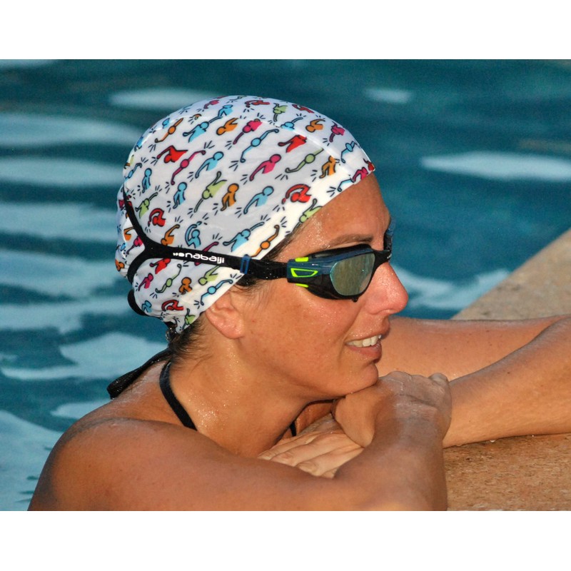 Haring Style Fabric Swimming Cap | Swim Cap | Pool