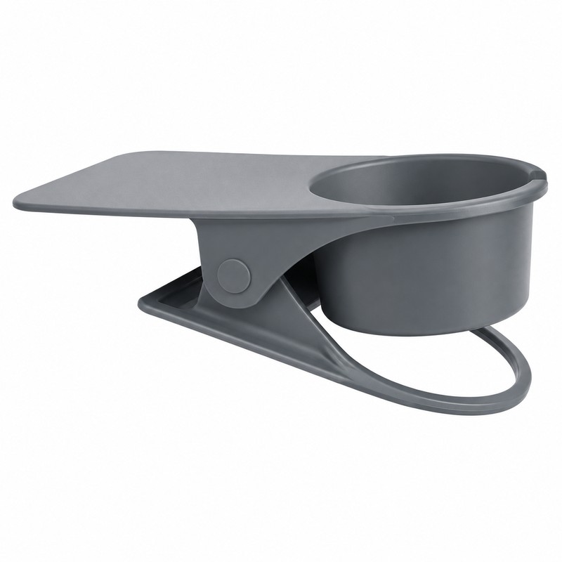 Desk Side Cup Holder Clip for Workspace Organization – ABS