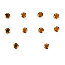 10PCS Electric Guitar Pickup Switch Tip Gold Round Retro Plastic Toggle Switch Knob Tip for 3 Way 5 Way