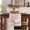 BSITSSS Sakura Leaves Spring Pink Table Runner, 33cm x183cm Spring