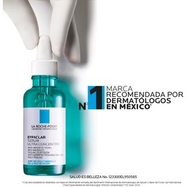 La Roche-posay Effaclar Sérum Ultra Concentrado, Anti-imperfecciones, 30 Ml, Ácido glicólico, Ácido salicílico