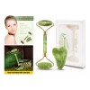 SANBREVE Rodillo Masaje Facial De Jade Gua Sha Rejuvenece Kit