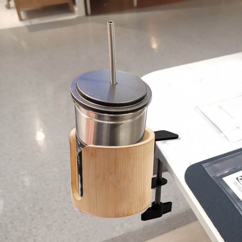Desk Cup Holder, Anti Spill Cup Holder for Desk, Table