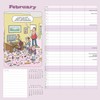 Funny Side of Life Wiro Planner Wall Calendar 2026 +