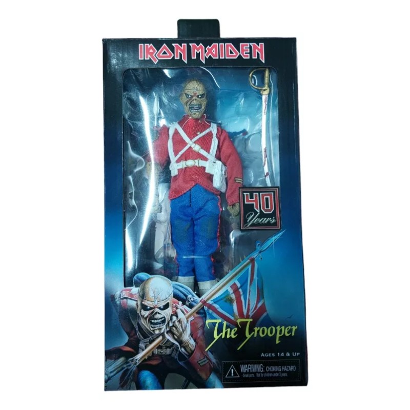 Figura Neca Eddie The Trooper Retro Rock Iron Maiden