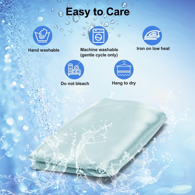 2 Pack Satin Pillowcase for Zelimun Cervical Pillow, Contour Pillow