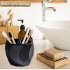 Kunstlhua Matte Black Toothbrush Holders for Bathroom Countertop, Electric Toothbrush