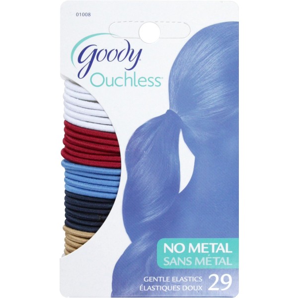 Goody Ouchless Elastics, Liberty, 29 Count (Pack of 3)
