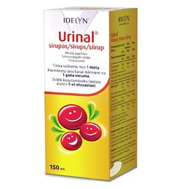 URINAL cranberry juice syrup, 150 ml for infection and inflammation of the urinary tract