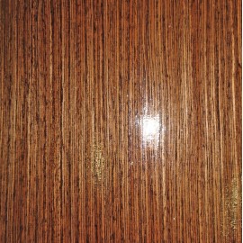 Wenge African composite wood veneer 11"-12" x 48" with wood backer 1/25th" thick