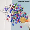Pynmovn 100pcs Snake Eyes Glass Cabochons for DIY Jewelry Making