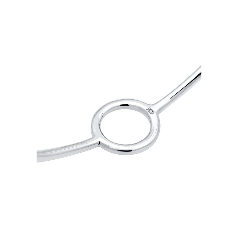 Elli Premium Bracelet Circle Circle Geo Minimal Basic 925 Silver,