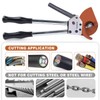 Knoweasy Heavy-Duty Ratcheting Cable Cutters: Efficient J40 Wire Cutter for