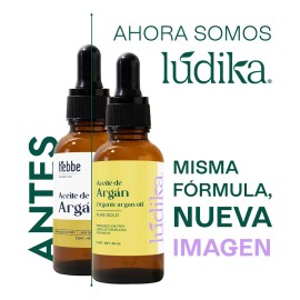 Aceite De Argan Marroqui Orgánico Puro Prensado en frío, Tratamiento Capilar Facial Dia/noche, Hebbe cosmetics 50ml