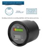 DC12-48V LCD LED Digital Battery Indicator Engine Hour Meter for