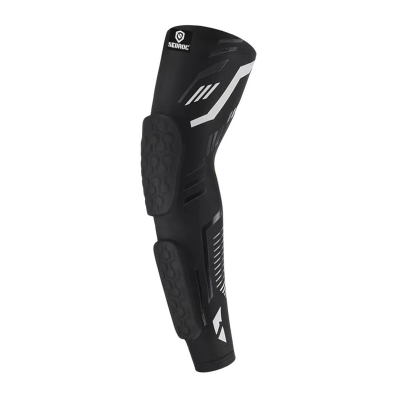 Sedroc Elbow Pads, Padded Arm Forearm Sleeves (Black Pair, X-Large)