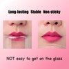 Velvet Matte Bright Hot Pink Liquid Lipstick, Waterproof Quick-Drying Non-Sticky