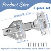 Standard Cabinet Hinge, Lazy Susan Hinge Face Frame Plate, Full