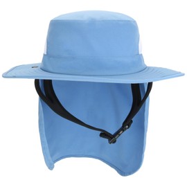 Connectyle Surf Hat Bucket Beach Sun Hats with Chin Straps for Surfing Boating Riding Watersports Hat for Men Women Sky Blue