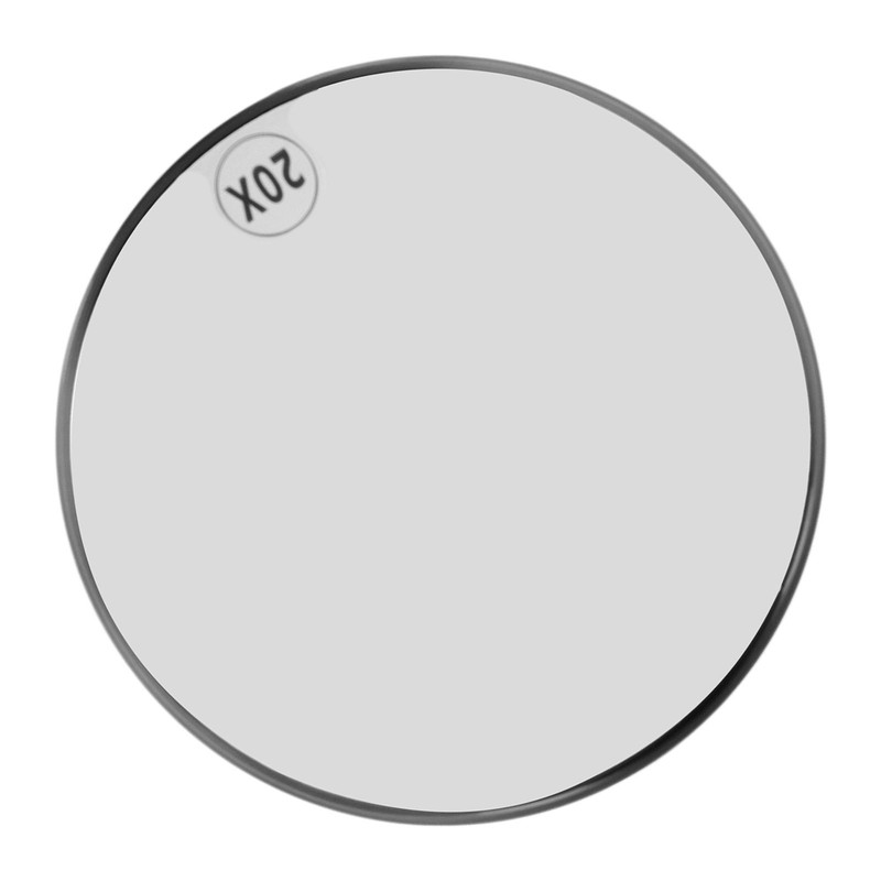 20X Magnifying Mirror with 3 Suction Cups Space Saving Portable