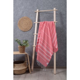 Beach towel - Turkish Beach Towels and Hand Towel. Ultrathin, Lightweight, Quick-Drying and Soft Cotton Beach Towels for Adults. Perfect for Beach, Pool, SPA, Gym, Yoga, Bathroom (94x180cm+40x100cm)