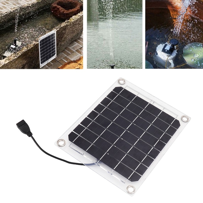 Solar Water Pump 5V 10W Monocrystalline Silicon IP65 Waterproof Solar