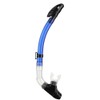Full Dry Breathing Tube with Comfortable Silicone Mouthpiece and Single