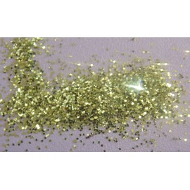 Vintage Paint Limetreuse Gold 0.015 Square Metal Flake - Pound