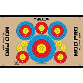 Morrell Jacket MOD Pro Series-NFAA Polypropylene Wrap for MOD Pro Target with Precision Bullseyes Ranging from 40-60 cm, 4 Pack, Tan