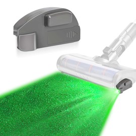 Tewisefaok Vacuum Cleaner Dust Display LED Lamp Compatible with Dyson Shark Bissell, Reveal Microscopic Dust & Illuminate Invisible Pet Hair Cat Dog Fur, Universal Accessory Upgrade Vacuum Attachments