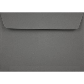C5 Coloured envelopes for A5 Greeting Cards Wedding Invitation Crafts 162x229mm- Pack of 30 envelopes (Dark Grey Peel and Seal)